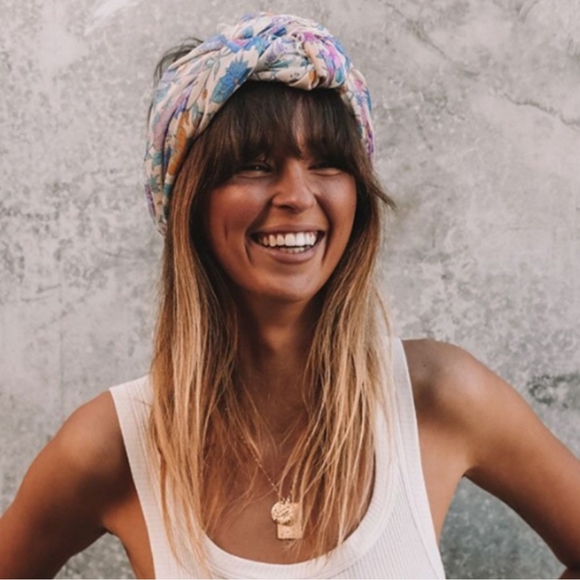 New spell designs lovebird vintage travel scarf love bird chamomile one size os - Picture 5 of 16